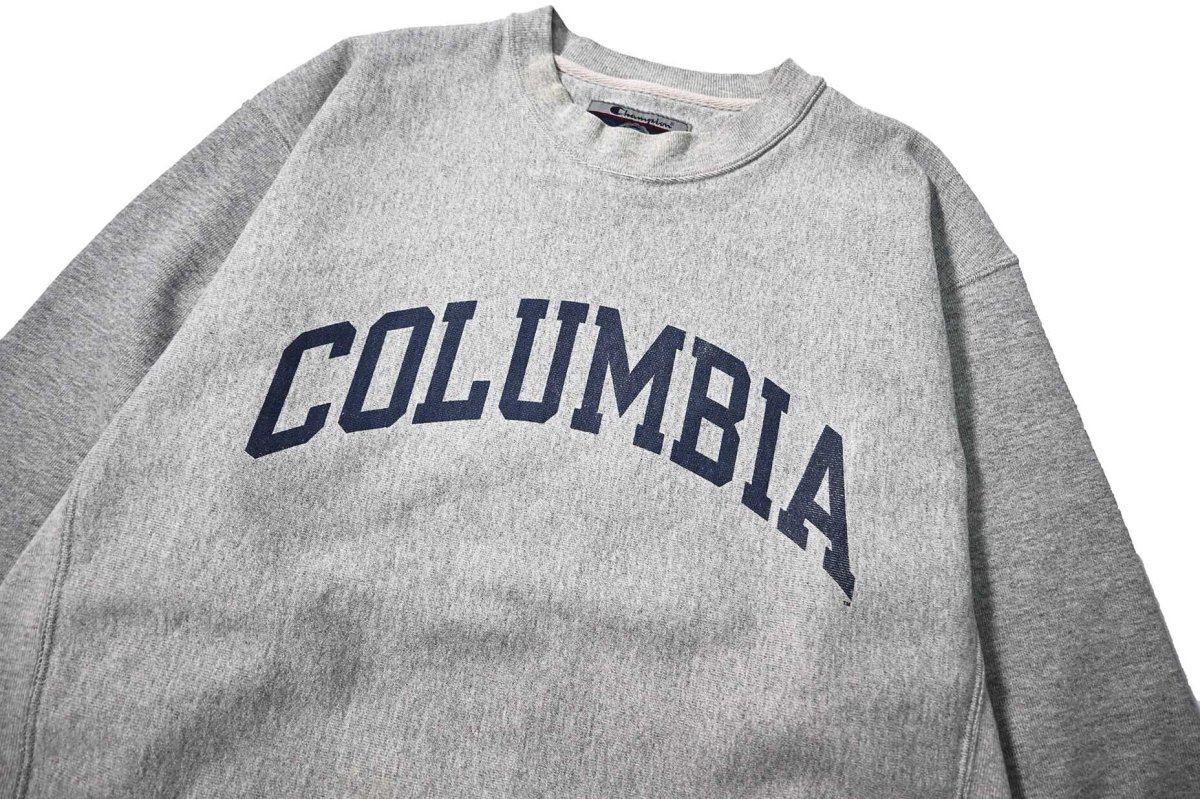 画像2: 00s Used Champion Reverse Weave Sweat Shirt "Columbia" (2)