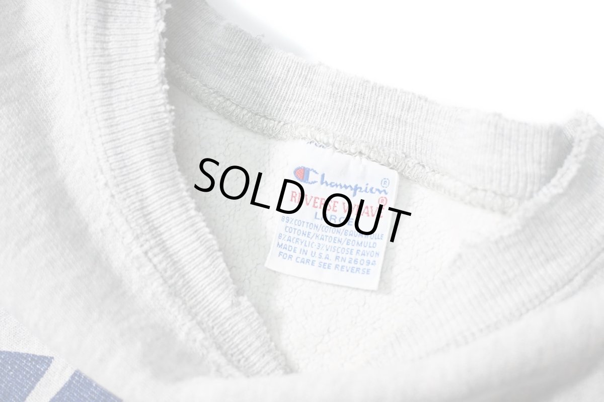 画像4: 90s Used Champion Reverse Weave Sweat Shirt "CWRU" made in USA (4)