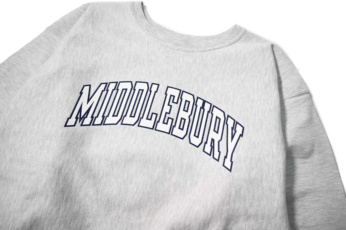 画像2: 00s Used Champion Reverse Weave Sweat Shirt "Middlebury" (2)