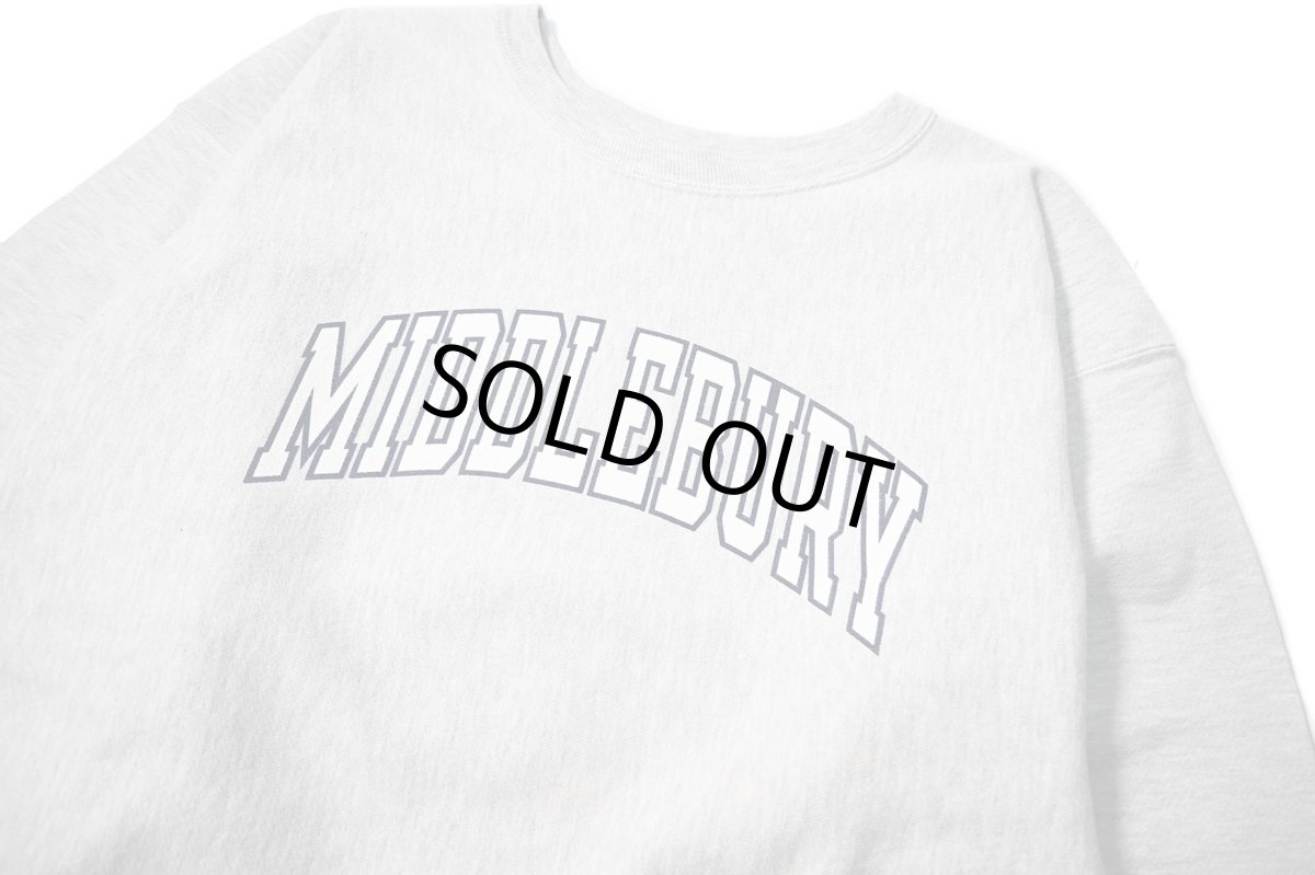 画像2: 00s Used Champion Reverse Weave Sweat Shirt "Middlebury" (2)