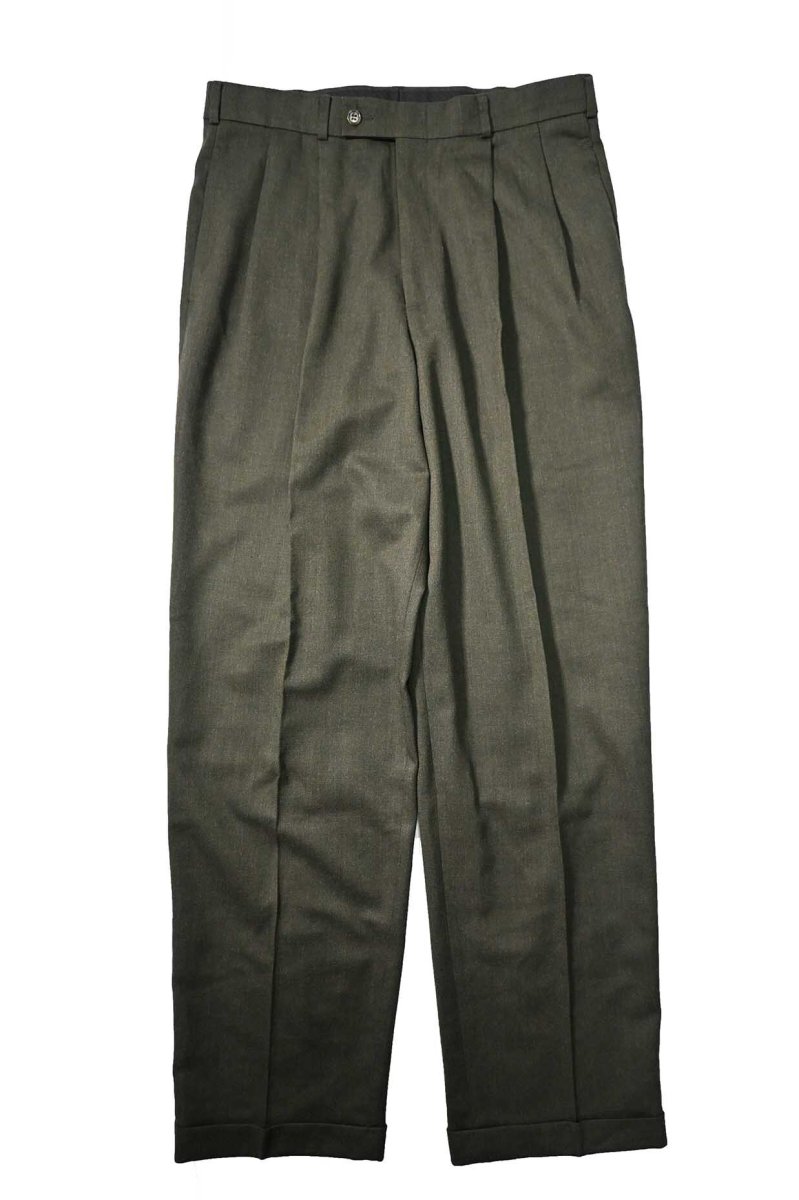 画像1: Used Levi's Slate Pleated Slacks (1)