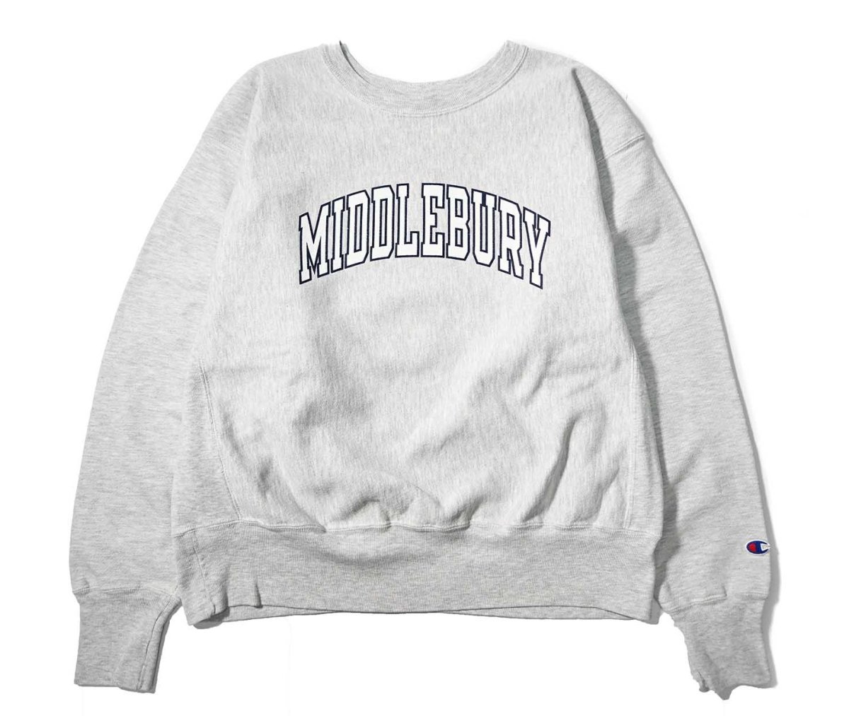 画像1: 00s Used Champion Reverse Weave Sweat Shirt "Middlebury" (1)