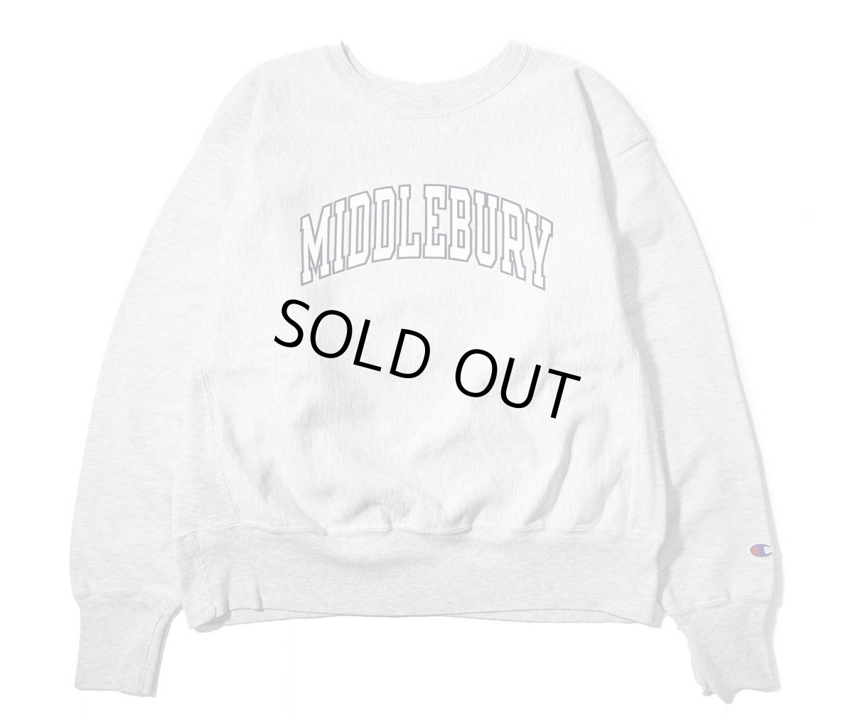 画像1: 00s Used Champion Reverse Weave Sweat Shirt "Middlebury" (1)