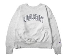画像1: 00s Used Champion Reverse Weave Sweat Shirt "Middlebury" (1)