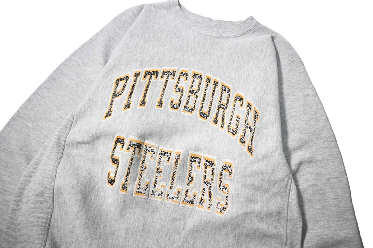 画像2: 90s Used Champion Reverse Weave Sweat Shirt "Pittsburgh Steelers" made in USA (2)