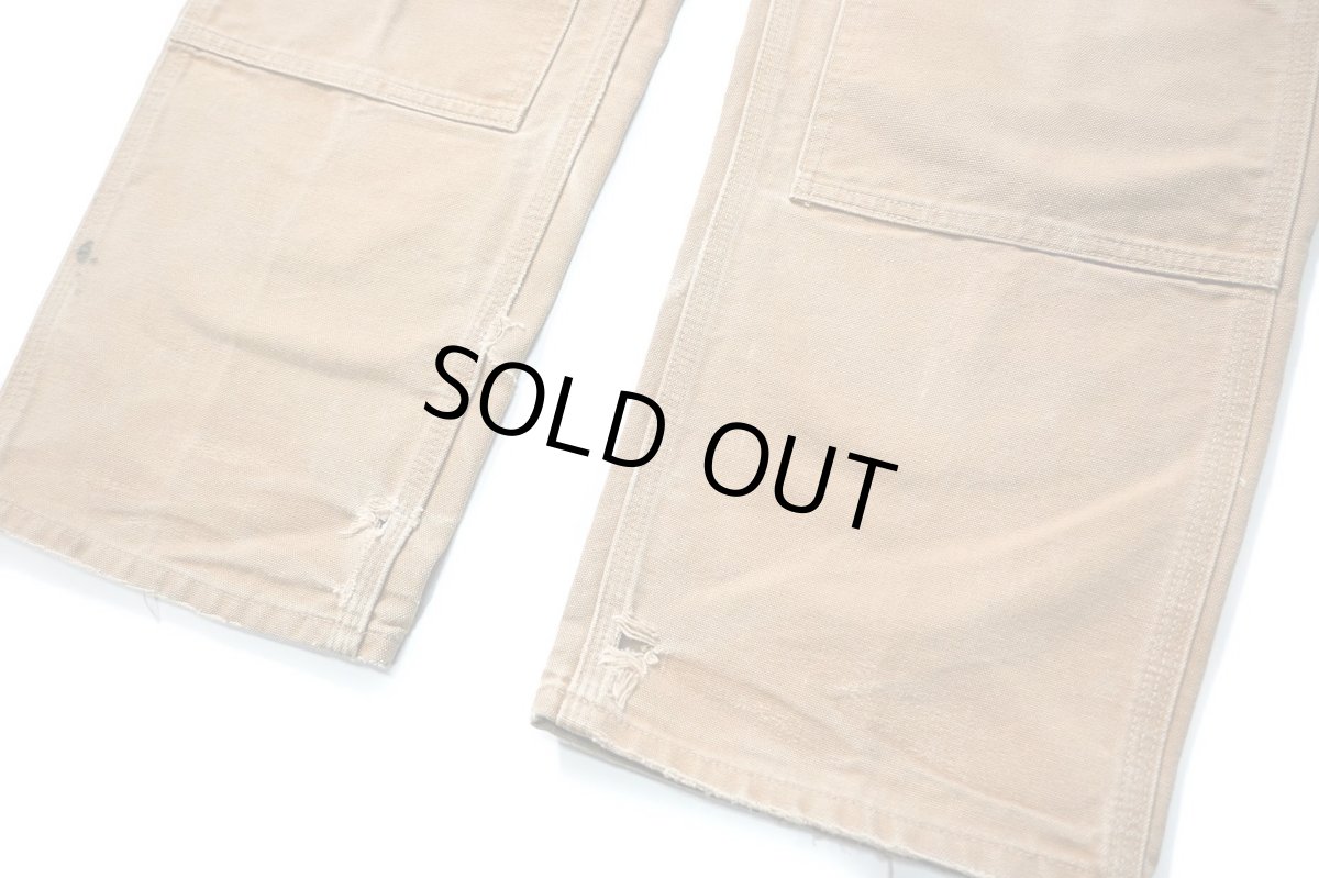 画像4: 00-10s Used Carhartt Duck Double Knee Carpenter Pants Brown カーハート (4)