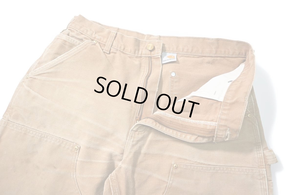 画像6: 00-10s Used Carhartt Duck Double Knee Carpenter Pants Brown カーハート (6)