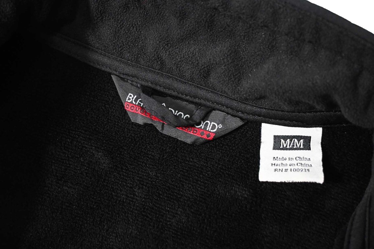 画像4: 90-00s Used Double Diamond by Black Diamond Soft Shell Jacket Black (4)