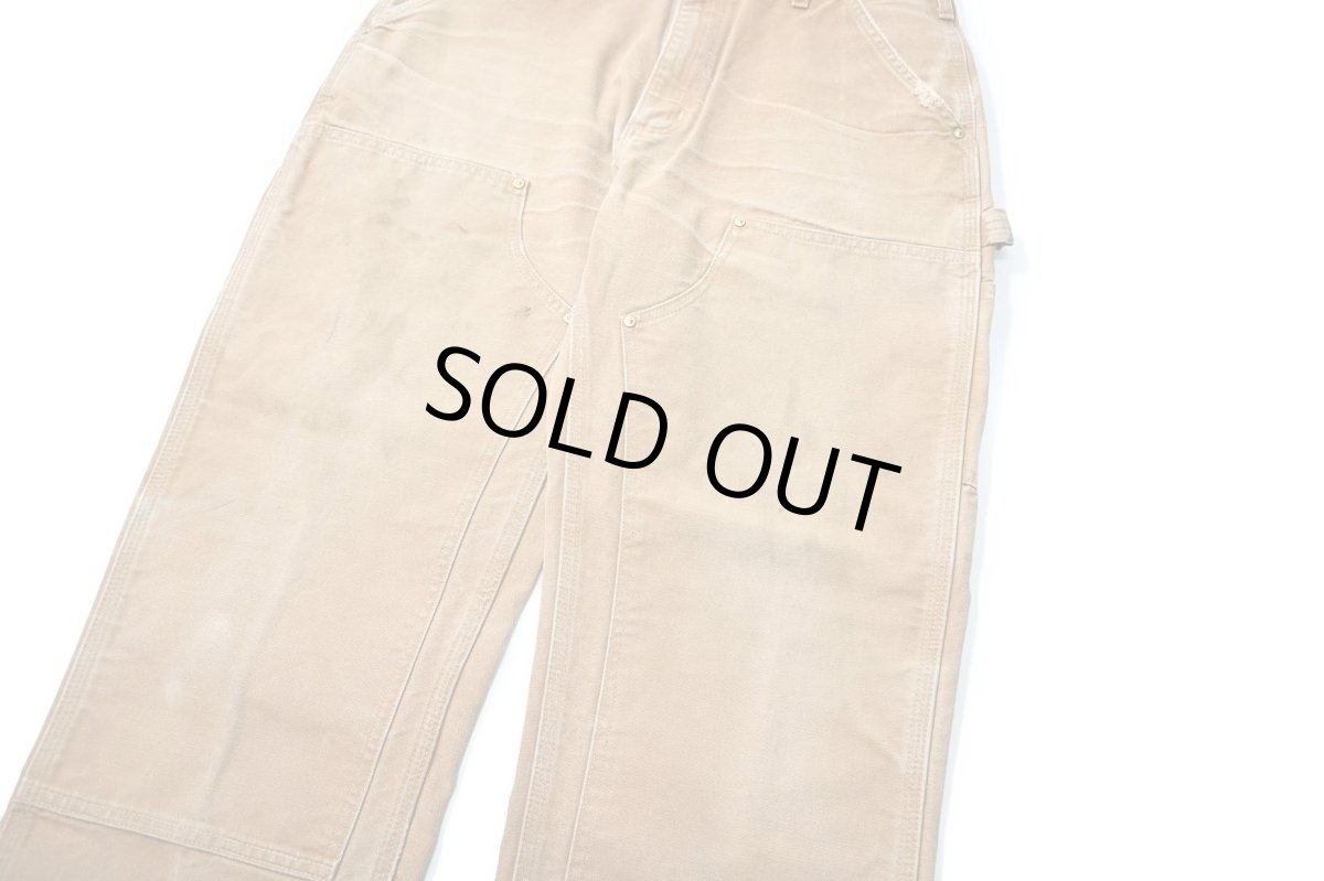 画像3: 00-10s Used Carhartt Duck Double Knee Carpenter Pants Brown カーハート (3)