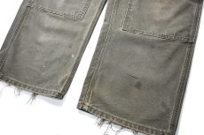 画像3: 05' Used Carhartt Duck Double Knee Carpenter Pants Moss カーハート (3)
