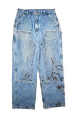 画像1: 19' Used Carhartt Denim Double Knee Carpenter Pants カーハート (1)
