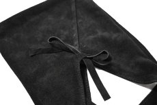 画像2: MARLON FIRENZE Calf Suede MINI GISELLE Nero (2)