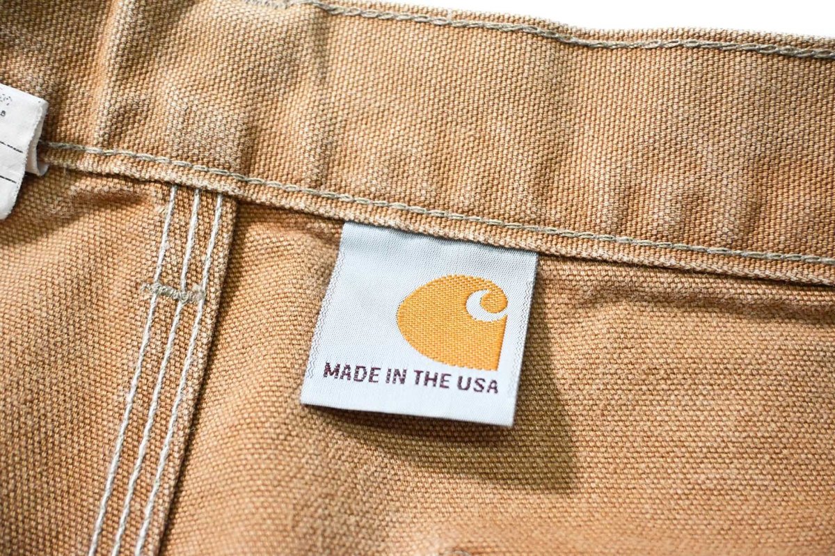 画像7: 00-10s Used Carhartt Duck Double Knee Carpenter Pants Brown カーハート (7)