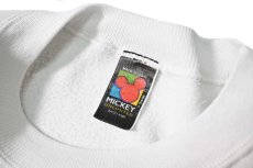 画像4: 90s Used Disney Print Sweat Shirt White made in USA (4)