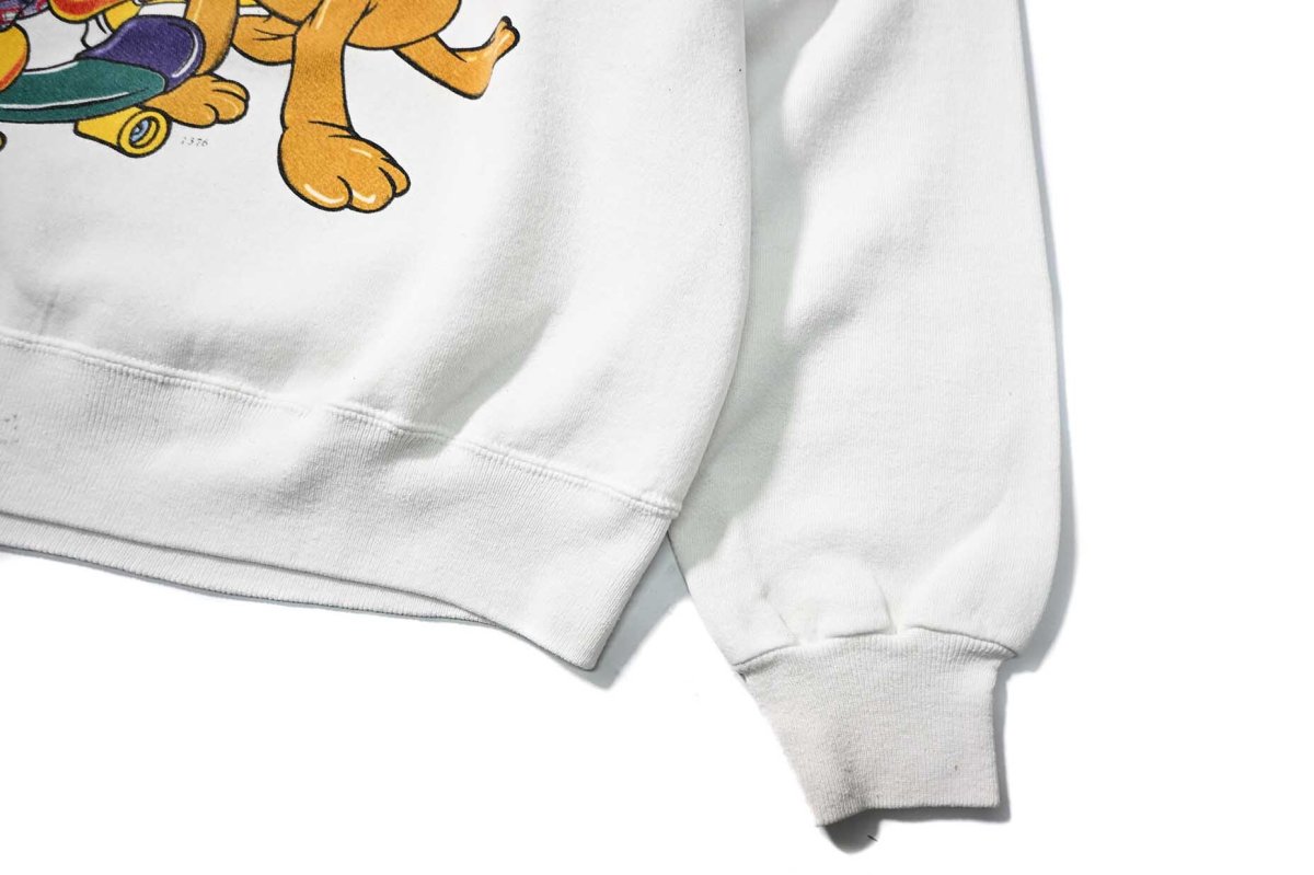 画像3: 90s Used Disney Print Sweat Shirt White made in USA (3)