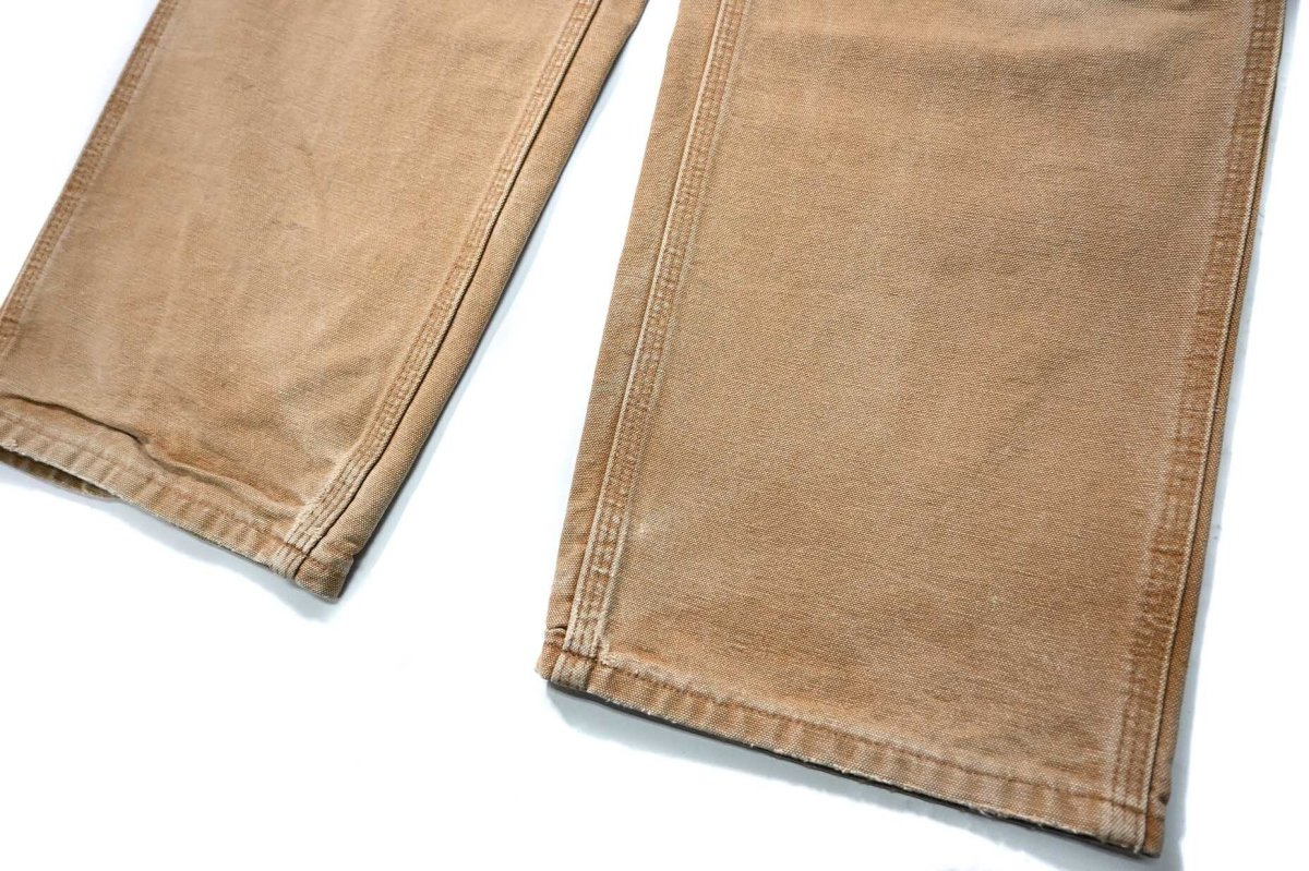 画像3: 17' Used Carhartt Duck Carpenter Pants Brown カーハート (3)