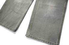 画像3: 17' Used Carhartt Duck Carpenter Pants Moss カーハート (3)