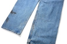 画像6: 19' Used Carhartt Denim Double Knee Carpenter Pants カーハート (6)