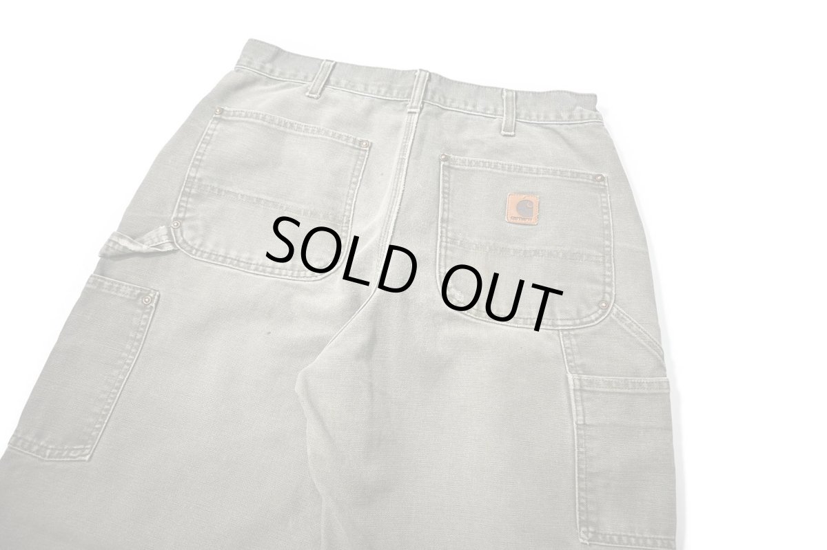 画像5: 05' Used Carhartt Duck Double Knee Carpenter Pants Moss カーハート (5)