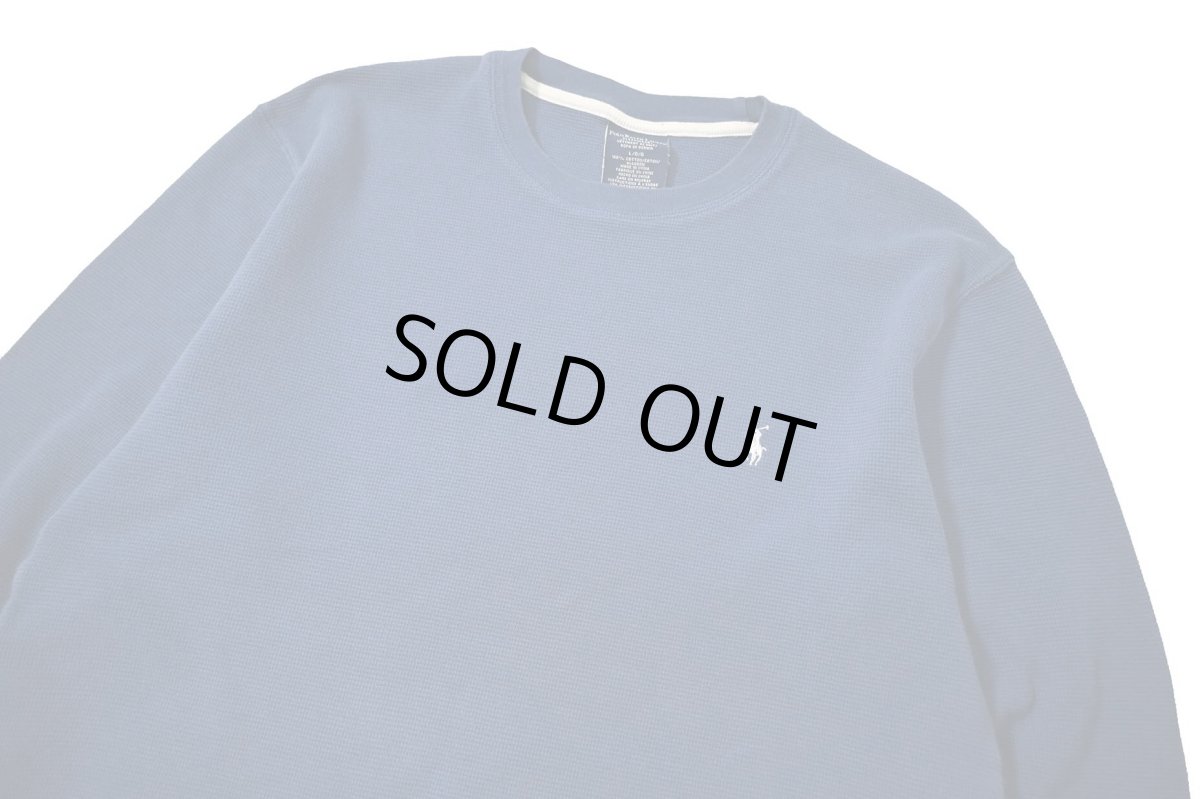 画像2: Used Polo Ralph Lauren L/S Thermal Navy (2)