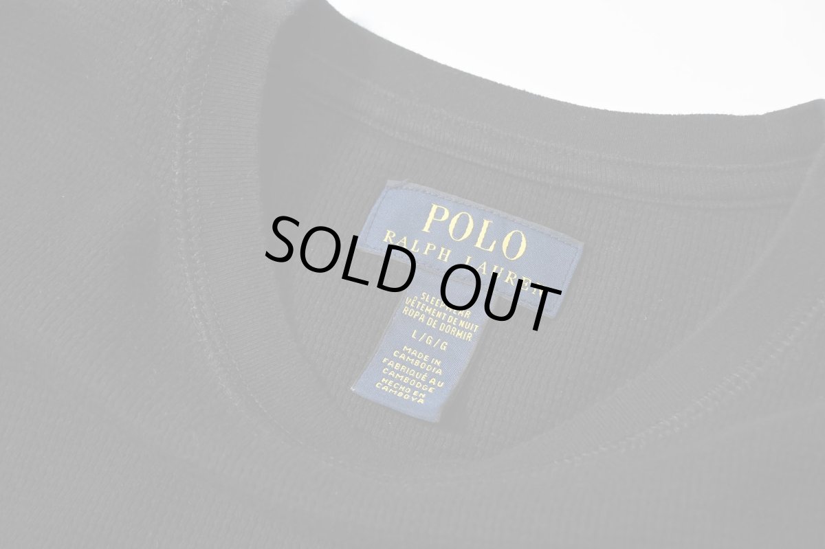 画像4: Used Polo Ralph Lauren Polo Bear L/S Thermal Black (4)