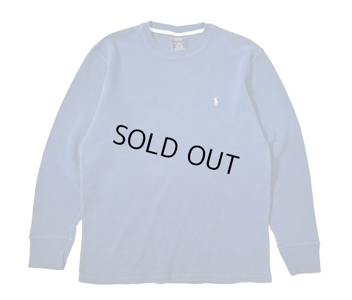 画像1: Used Polo Ralph Lauren L/S Thermal Navy (1)