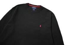 画像2: Used Polo Ralph Lauren L/S Thermal Black (2)
