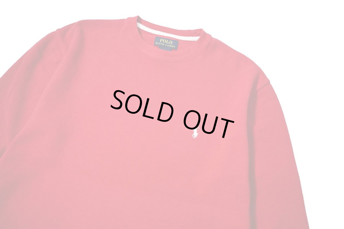画像2: Used Polo Ralph Lauren L/S Thermal Red (2)