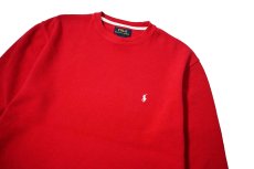 画像2: Used Polo Ralph Lauren L/S Thermal Red (2)