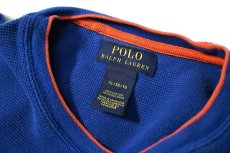 画像4: Used Polo Ralph Lauren L/S Thermal Blue (4)