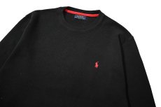 画像2: Used Polo Ralph Lauren L/S Thermal Black (2)
