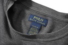 画像4: Used Polo Ralph Lauren L/S Thermal Charcoal (4)