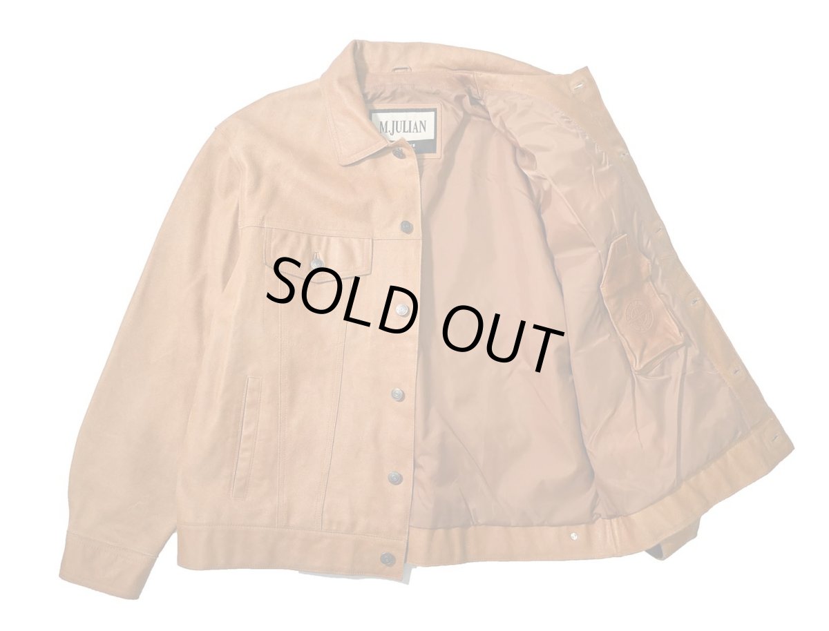 画像5: 80-90s Used Wilsons M.Julian Leather Trucker Jacket (5)