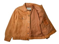 画像5: 80-90s Used Wilsons M.Julian Leather Trucker Jacket (5)