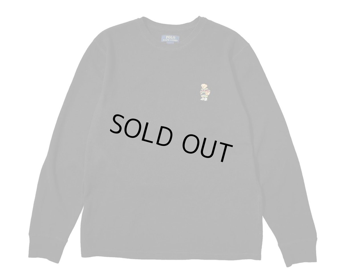 画像1: Used Polo Ralph Lauren Polo Bear L/S Thermal Black (1)