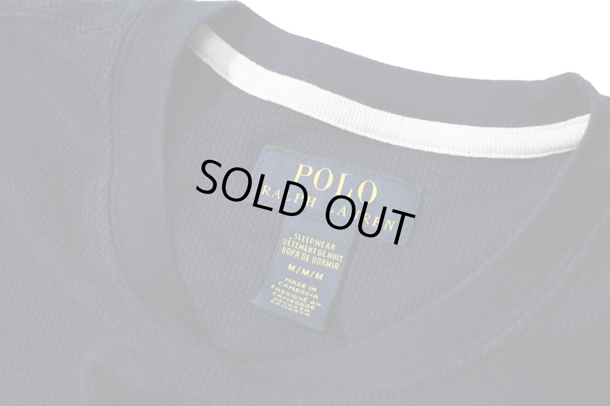 画像4: Used Polo Ralph Lauren L/S Thermal Navy (4)