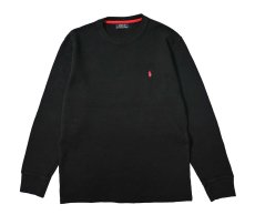 画像1: Used Polo Ralph Lauren L/S Thermal Black (1)