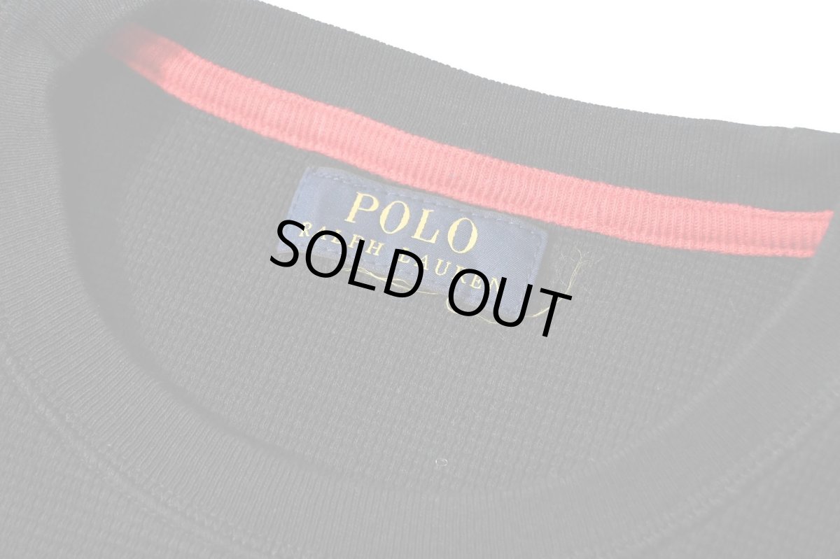 画像4: Used Polo Ralph Lauren L/S Thermal Black (4)