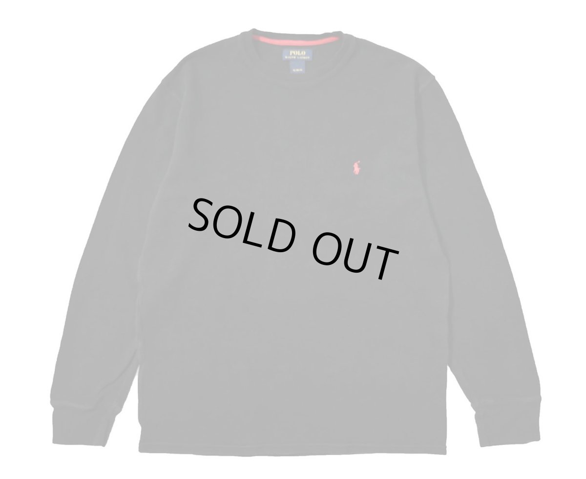 画像1: Used Polo Ralph Lauren L/S Thermal Black (1)