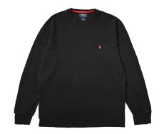 画像1: Used Polo Ralph Lauren L/S Thermal Black (1)