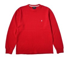 画像1: Used Polo Ralph Lauren L/S Thermal Red (1)