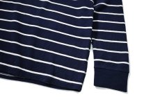 画像3: Used Polo Ralph Lauren Border L/S Thermal Navy/White (3)