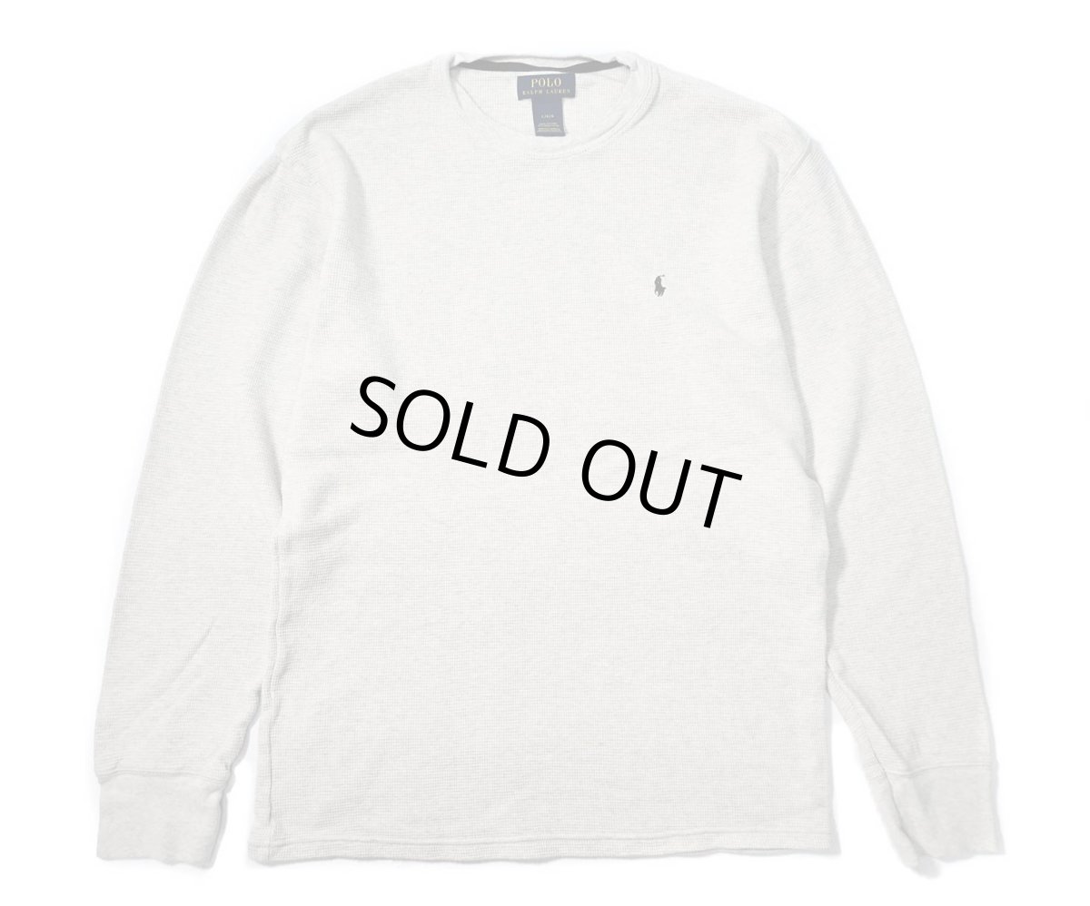 画像1: Used Polo Ralph Lauren L/S Thermal Ash (1)