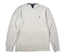 画像1: Used Polo Ralph Lauren L/S Thermal Ash (1)