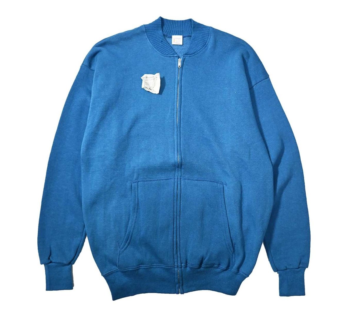 画像1: 60-70s Deadstock Towncraft Zip Sweat Shirt (1)