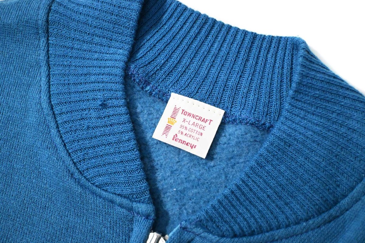画像4: 60-70s Deadstock Towncraft Zip Sweat Shirt (4)