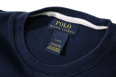 画像4: Used Polo Ralph Lauren L/S Thermal Navy (4)