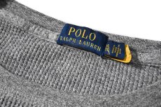 画像4: Used Polo Ralph Lauren L/S Thermal Grey (4)