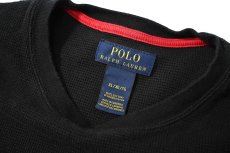 画像4: Used Polo Ralph Lauren L/S Thermal Black (4)