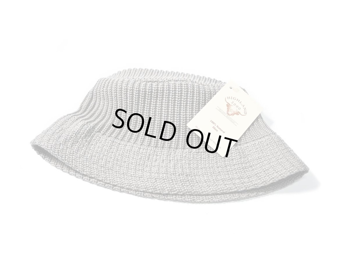 画像1: Highland 2000  Cotton Knit Bucket Hat Grey (1)